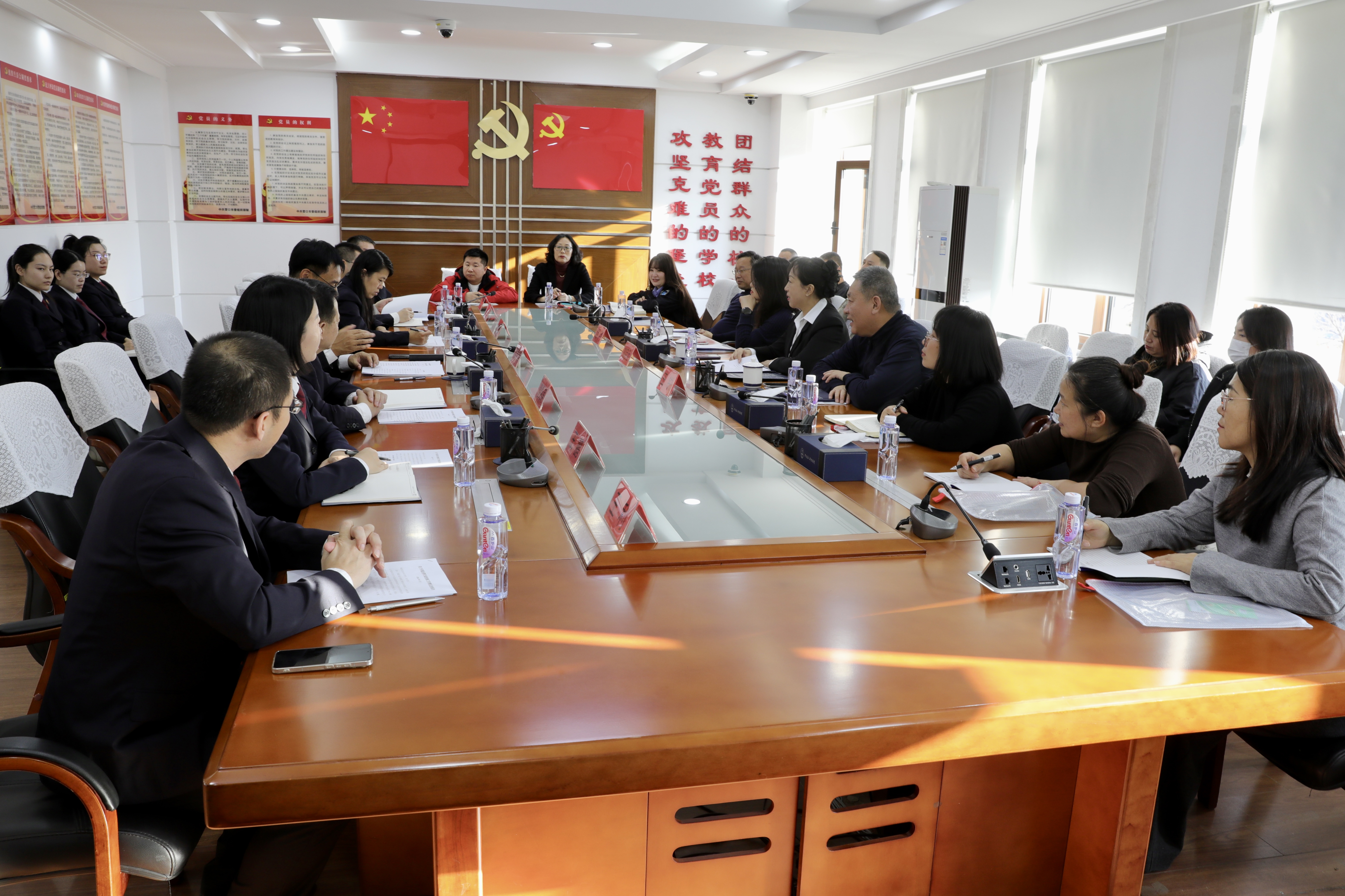 老边区政协主席刘启旦一行 到老边区人民检察院视察工作